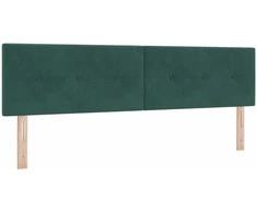 Galvūgalis Tamsiai žalia 180 cm Aksomas