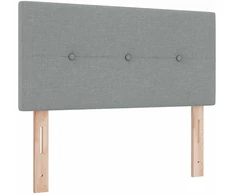 Aukščio reguliuojamas atlošas Šviesiai pilka 90 cm audinys