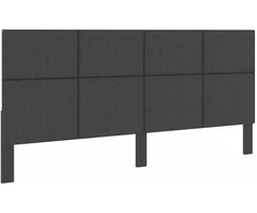 Galvūgalis, tamsiai pilkos spalvos, 200x200cm, audinys