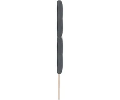 Galvūgalis Tamsiai pilka 180 cm Aksomas