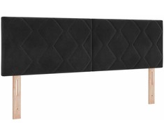 Galvūgalis Juodas 160 cm Aksomas