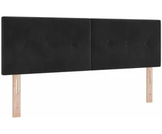 Galvūgalis Juodas 144 cm Aksomas