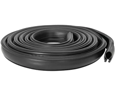 Garažo durų sandarinimas Juoda 41 x 33 mm 2,5 m PVC