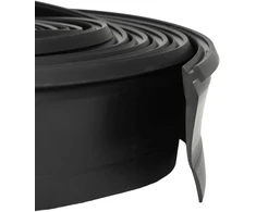 Garažo durų sandarinimas Juoda 52 x 2 mm 3,5 m PVC