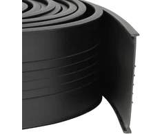 Garažo durų sandarinimas Juoda 70 x 6 mm 5,5 m PVC