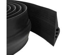 Garažo Grindų Sandariklis Juoda 78 x 14 mm 5,5 m EPDM guma