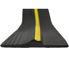 Garažo Grindų Sandariklis Juoda ir geltona 12 x 90 mm 10 m PVC