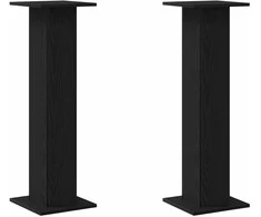 Garsiakalbių stovai 2 pcs Juodas ąžuolas 30 x 30 x 95 cm