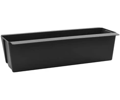 Gėlių dėžės Euro paletėms 24 pcs Juoda 36 x 13,5 x 9,5 cm