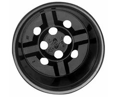 Apvalus gėlių vazonas 100 vnt. Juoda Ø 10 x 8 cm Plastmasė