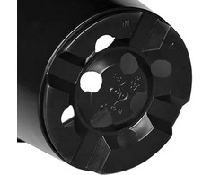 Apvalus gėlių vazonas 200 vnt. Juoda Ø 10 x 8 cm Plastmasė