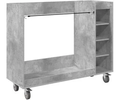 Golfo spinta su ratu Paprastas Betono pilka 120 x 45 x 98 cm