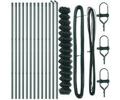 Grandinės tvoros tvirtinimas 1,5 x 25 m PVC dengtas plienas