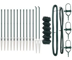 Tvorelės stulpas Žalia 0,8 x 25 m (60 x 60 mm tinklas) Plienas