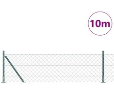 Tvorelės stulpas Žalia 10 x 0,6 m (60 x 60 mm tinklelis)
