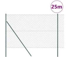 Tvorelės stulpas Žalia 25 x 1,6 m (60 x 60 mm tinklas)