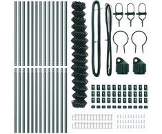 Grandinės tvoros tvirtinimas 25 x 1,6 m PVC dengtas plienas