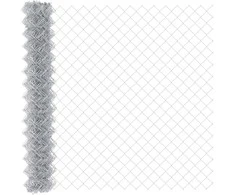 Grandinės ryšio tvora 10 x 1,6 m Galvanizuotas plienas Sidabro
