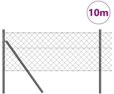 Grandinės tvoros tvirtinimas 10 x 0,8 m PVC dengtas plienas