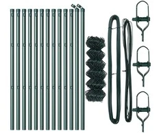 Grandinės tvoros tvirtinimas 0,8 x 25 m PVC dengtas plienas