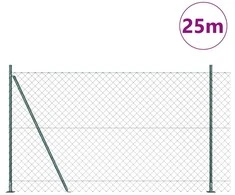Tvorelės stulpas Žalia 25 x 1,6 m (60 x 60 mm tinklas)