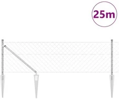 Tvorelės stulpas Sidabro 25 x 0,6 m (60 x 60 mm tinklelis)
