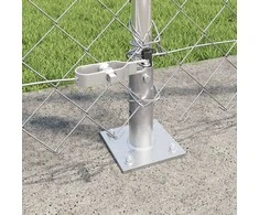 Lauko grandininis tvoros su betono pagrindu 10 x 1,2 m