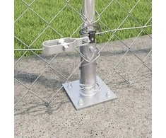 Lauko grandininis tvoros su betono pagrindu 10 x 1,5 m