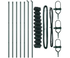 Grandinės tvoros tvirtinimas 10 x 1,2 m PVC dengtas plienas