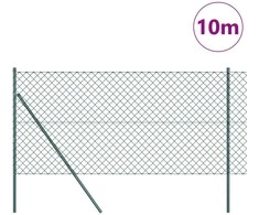 Tvorelės stulpas Žalia 10 x 1,4 m (60 x 60 mm tinklelis)