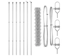 Grandinės tvoros tvirtinimas 10 x 1,6 m Galvanizuotas plienas