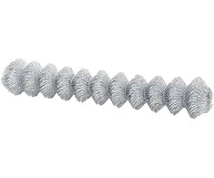 Grandinės ryšio tvora 10 x 1,5 m Galvanizuotas plienas Sidabro