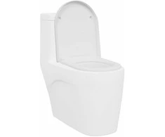 Tualeto sėdynė Balta 49 x 36 x 4 cm Duroplastas