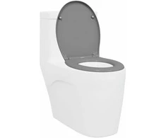 Tualeto sėdynė Pilka 47 x 37 x 4 cm Duroplastas