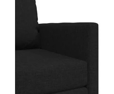 Sofa lova Juoda 74 x 77 x 81 cm audinys