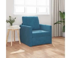Sofa lova Mėlyna 74 x 77 x 81 cm Aksomas