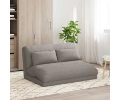 Grindų kėdė Taupe 110 x 82 x 55 cm audinys