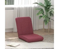Grindų kėdė Vyno raudona 50 x 73 x 60 cm audinys