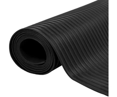 Grindų kilimėlis Juoda 1 x 5 m Guma