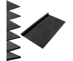 Grindų kilimėlis Juoda 1,2 x 5 m Guma