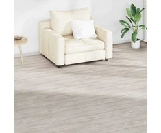 Grindų lentos 18 pcs Ąžuolo klasikinė balta 2,51 m² PVC