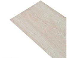 Grindų lentos 18 pcs Baltas 5,26 m² PVC