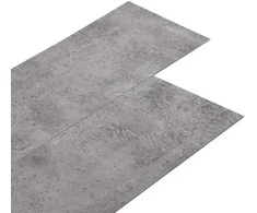Grindų lentos 18 pcs Cementas rudas 5,26 m² PVC
