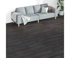 Grindų lentos 18 pcs Tamsiai pilka 5,26 m² PVC