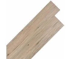 Grindų lentos 36 pcs Ąžuolo ruda 5,02 m² PVC