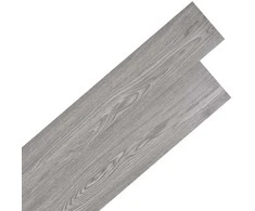 Grindų lentos 36 pcs Tamsiai pilka 5,02 m² PVC
