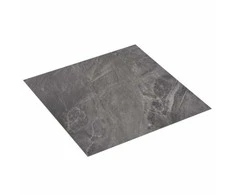 Grindų lentos 5,11 m² 55 pcs PVC Juoda ir Balta