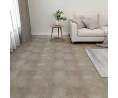 Grindų lentos 5,11 m² 55 pcs PVC Tamsiai ruda ir pilka