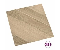 Grindų lentos 55 pcs Ruda 5,11 m² PVC