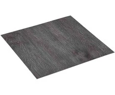 Grindų lentos 5,11 m² 55 pcs PVC Juoda ir pilka